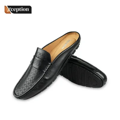 Genuine Bull Worthy High Fastness Vegetable Tanned Leather Half Shoe